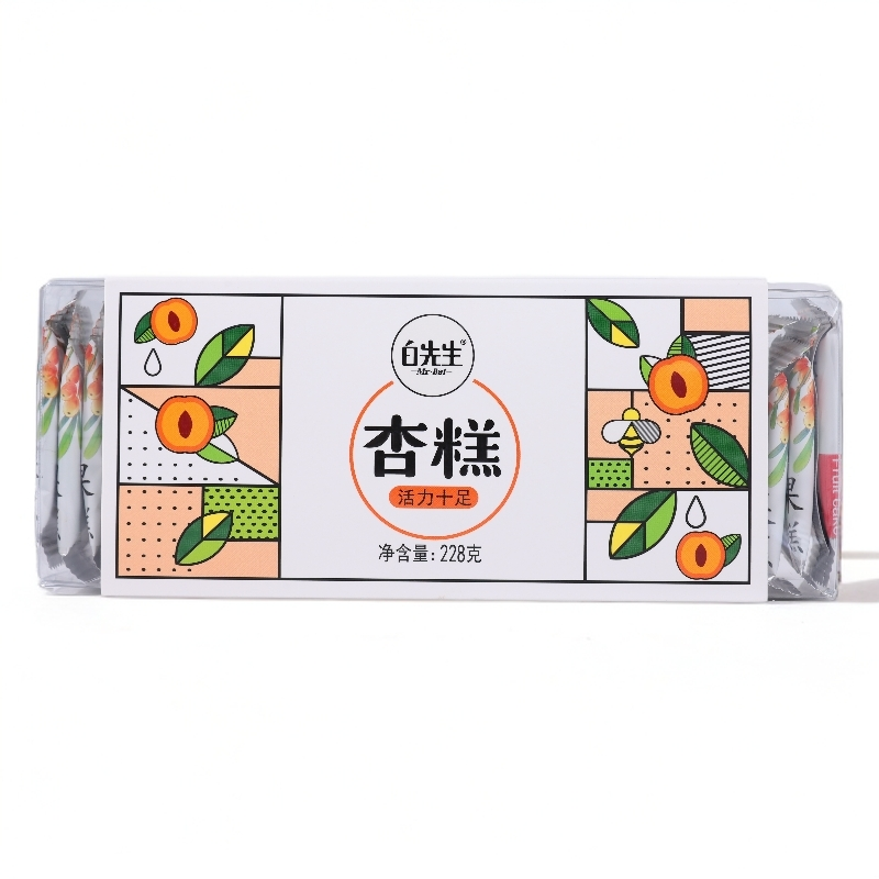  【白先生】山西特产杏糕休闲食品解馋办公室零食酸甜糖果果糕228g