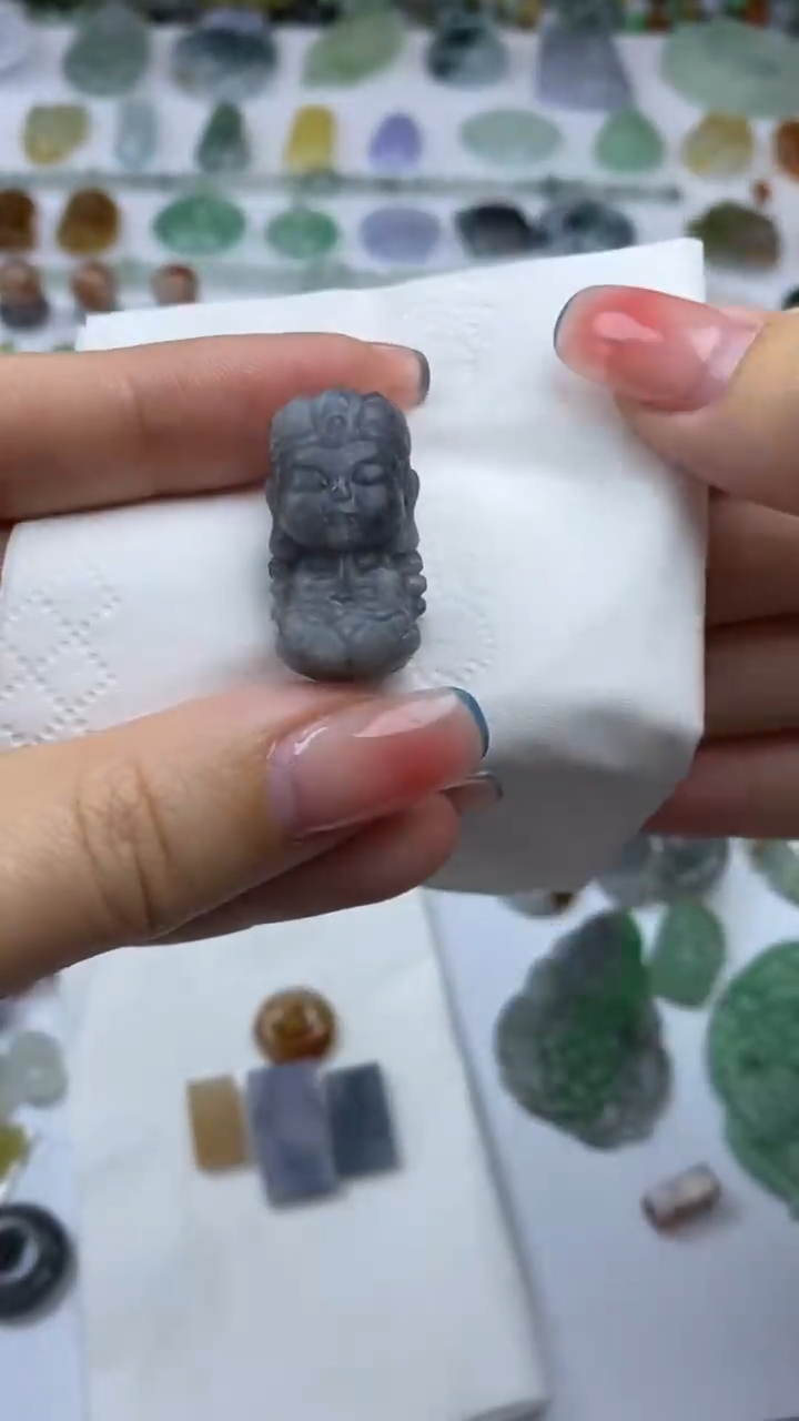 未镶嵌定制翡翠毛货定制不退不换