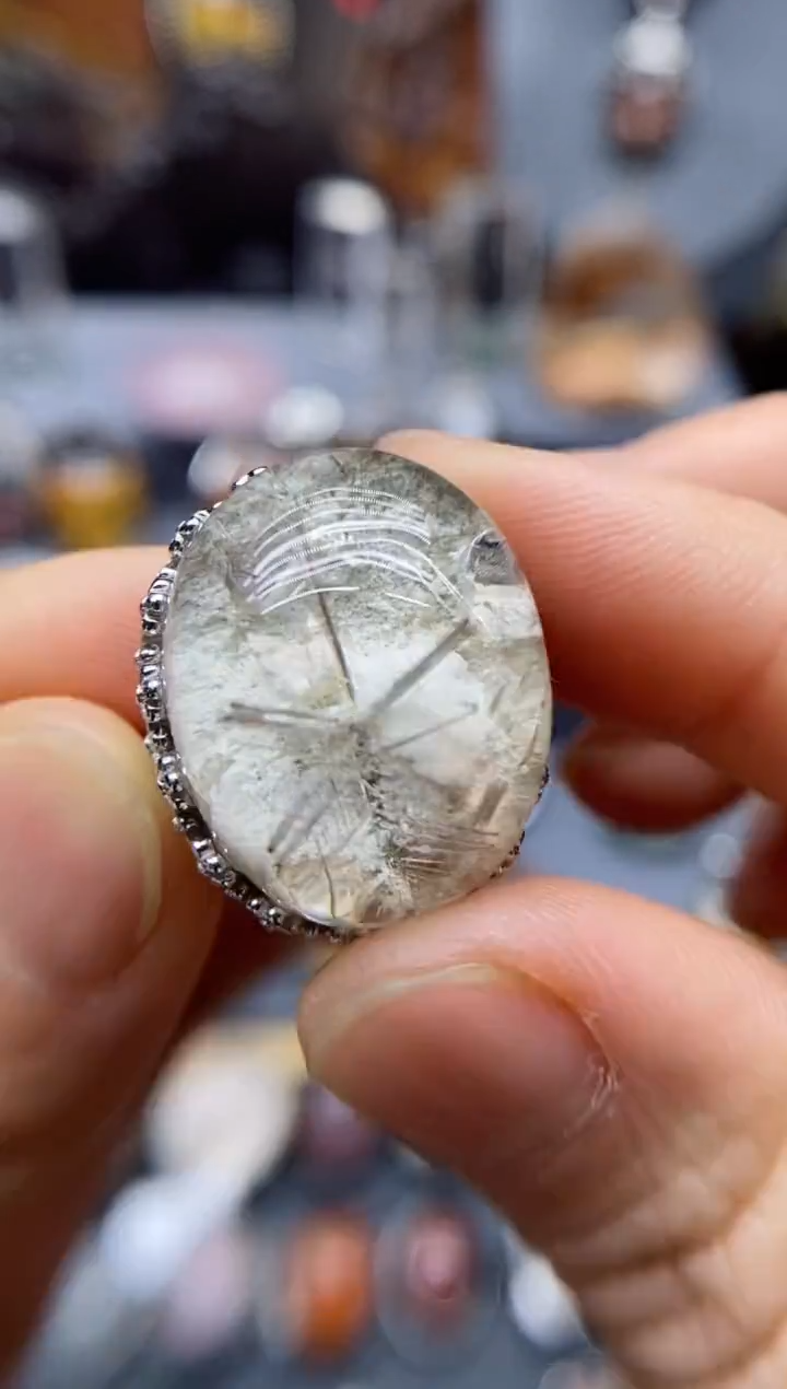 【闪购商品】水晶戒指银S925镶嵌水晶水晶