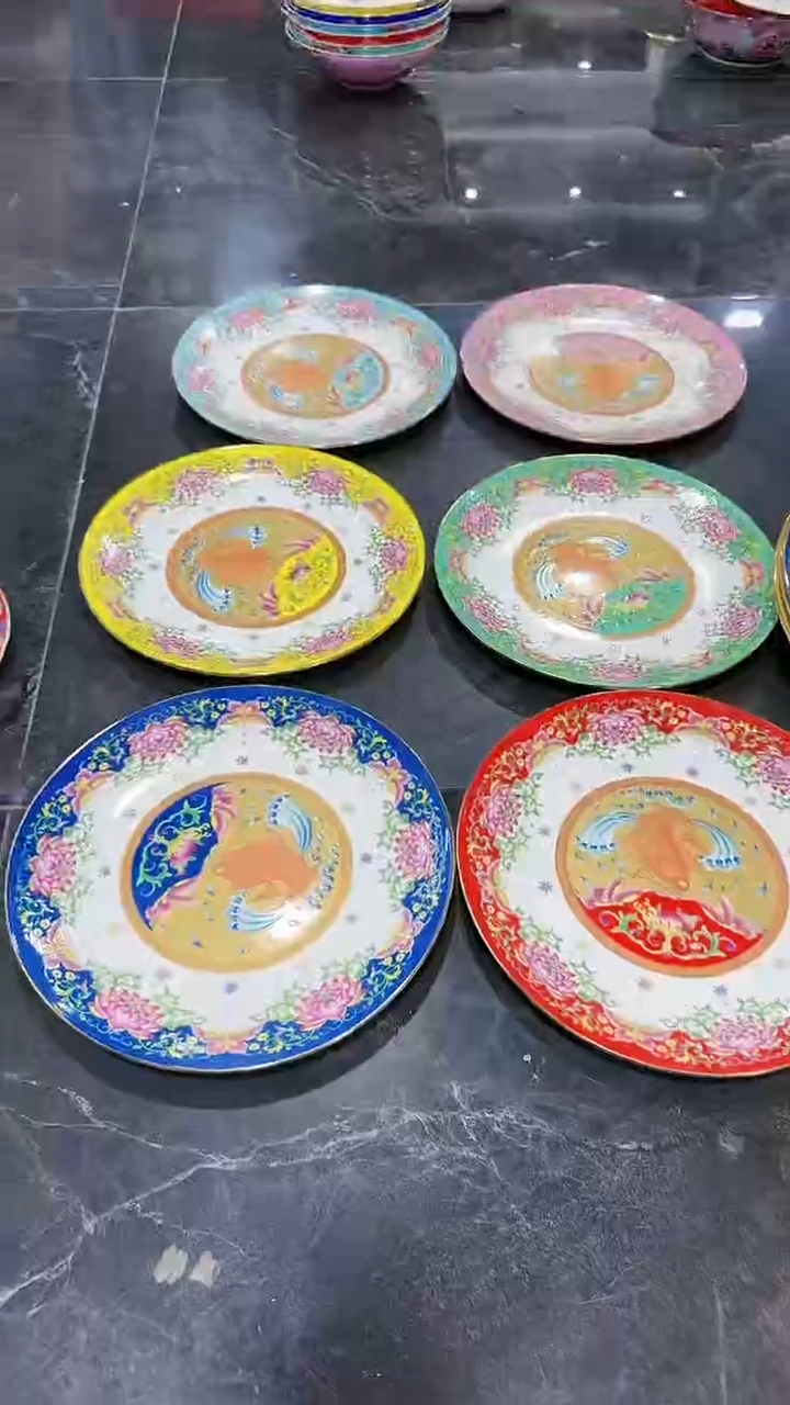 【闪购商品】瓷片8英寸平盘6只景德镇陶瓷