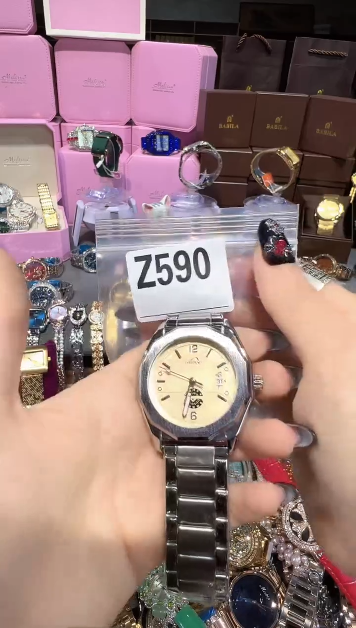 石英机芯不锈钢不锈钢直播定闪专用