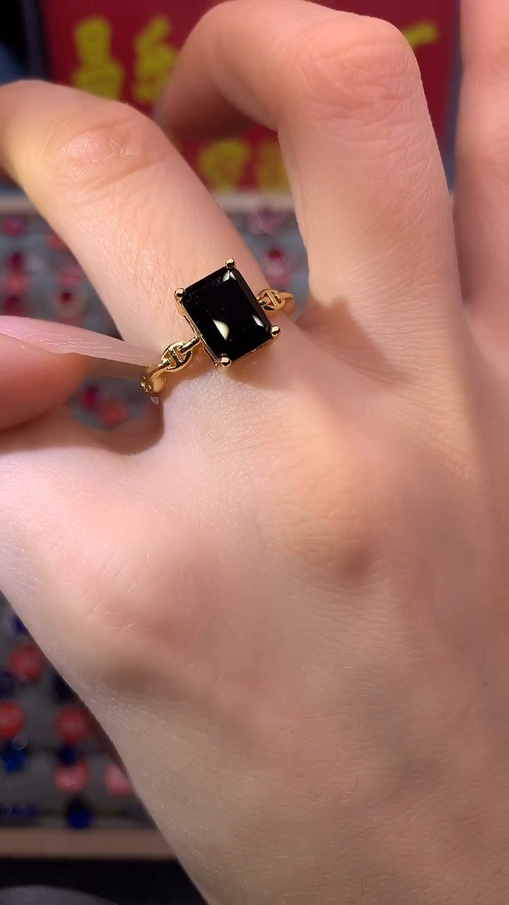 【闪购商品】蓝宝石戒指银S925镶嵌1111