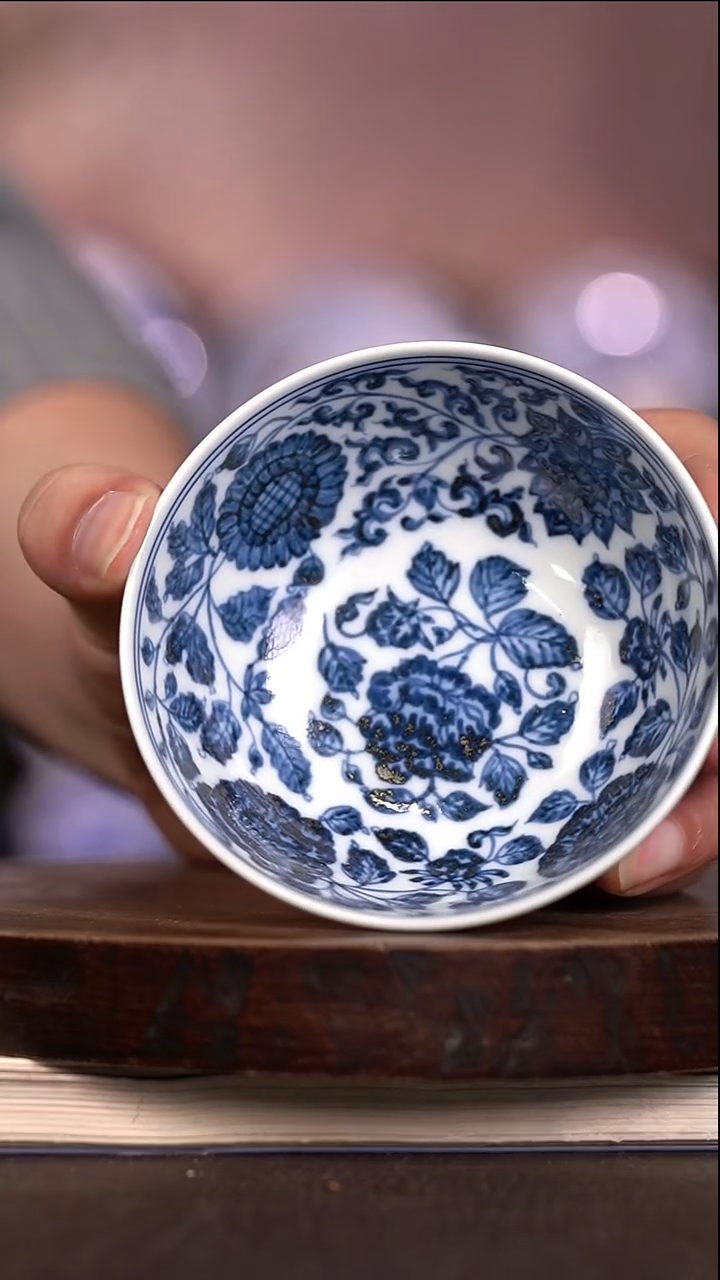 微瑕福利 现代瓷普洱杯暇