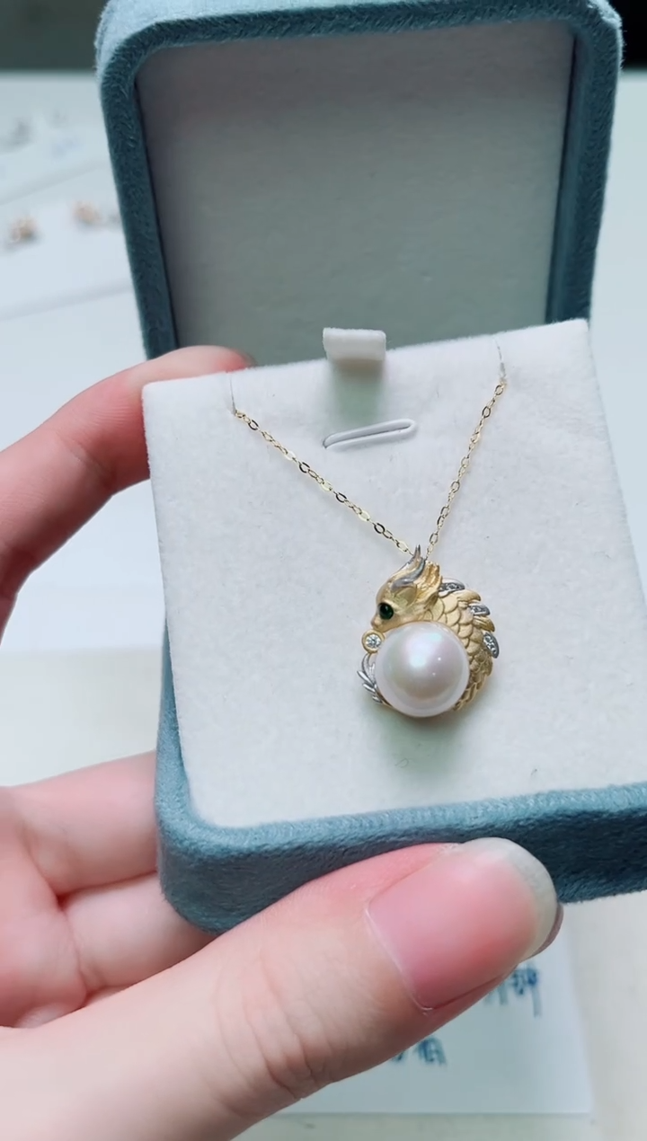 银S925镶嵌其他淡水珍珠多样性发一775