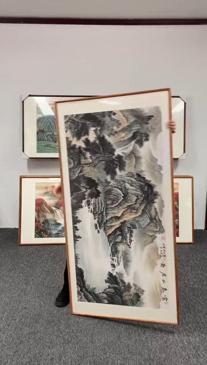 【闪购商品】国画富春山居图155*78绘画作品