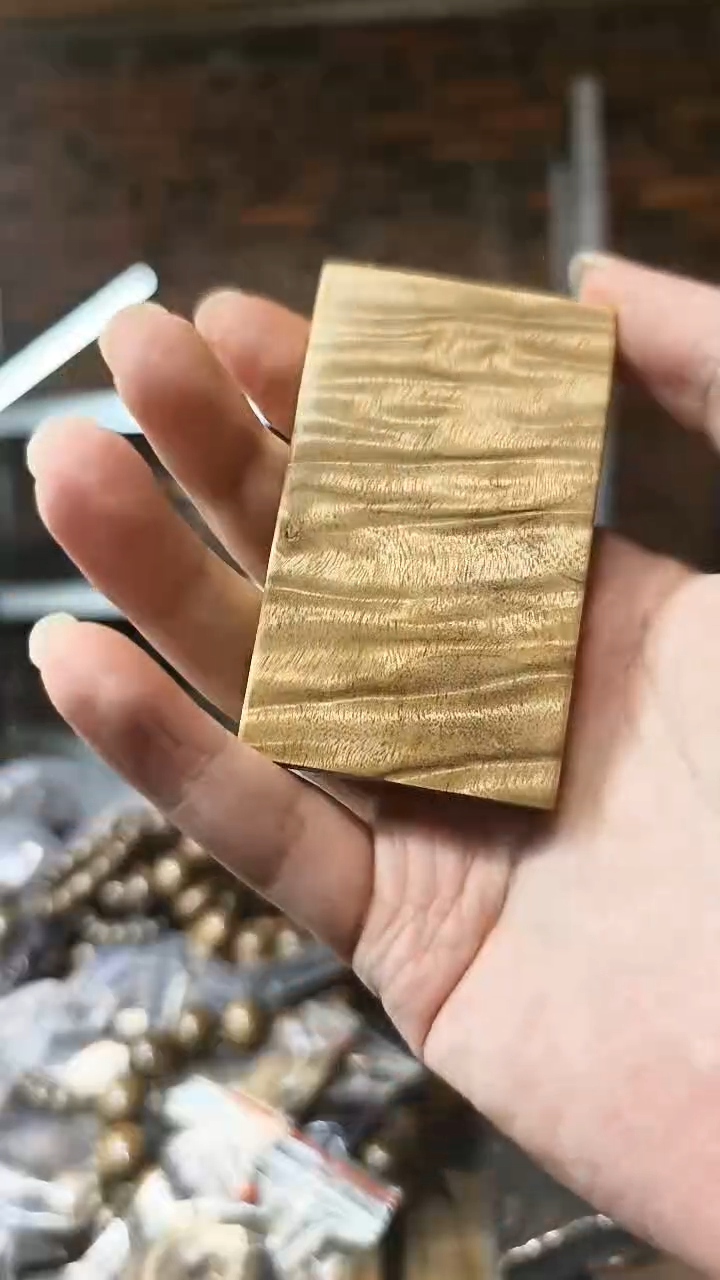 【闪购商品】楠木（金丝楠）把件无事牌