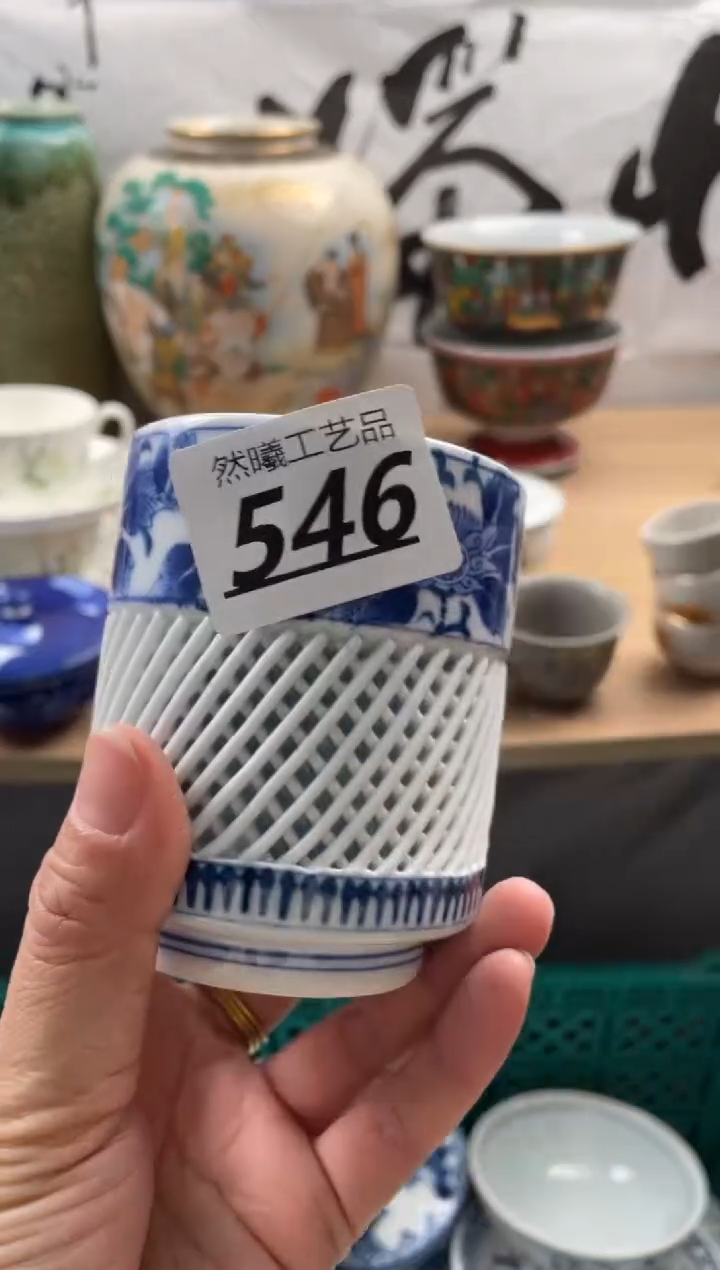 【闪购商品】瓷片546然曦海外工艺品18包邮