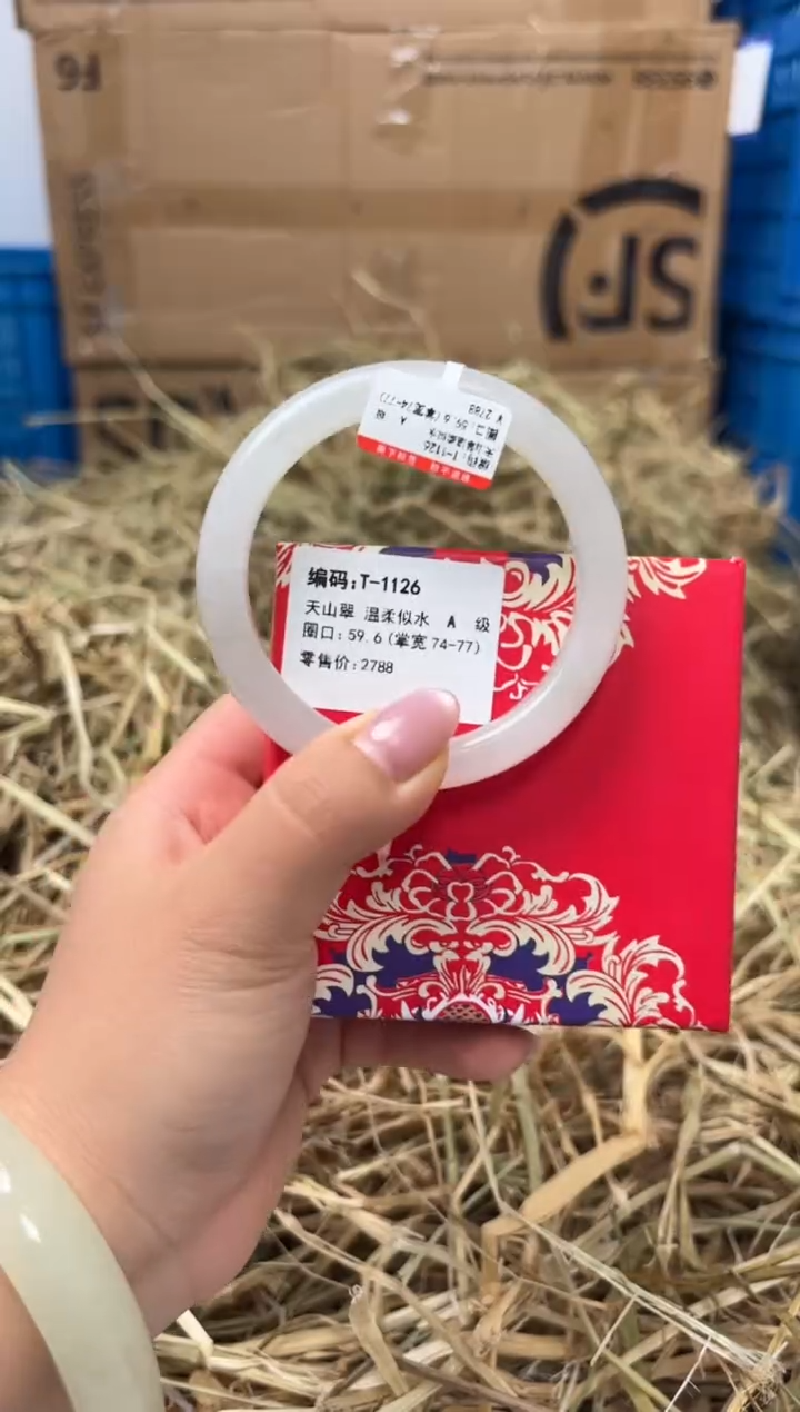 未镶嵌手镯石英质玉T-1126