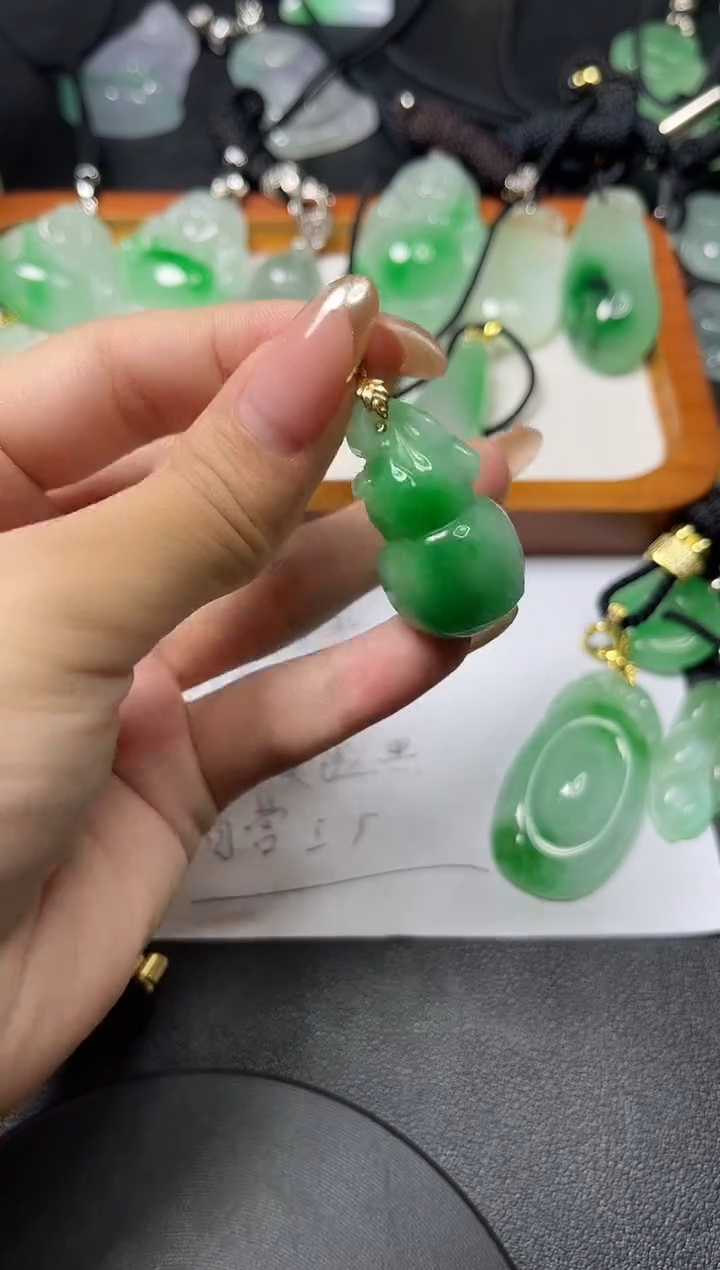 颈饰未镶嵌翡翠所见即所得   一图一物