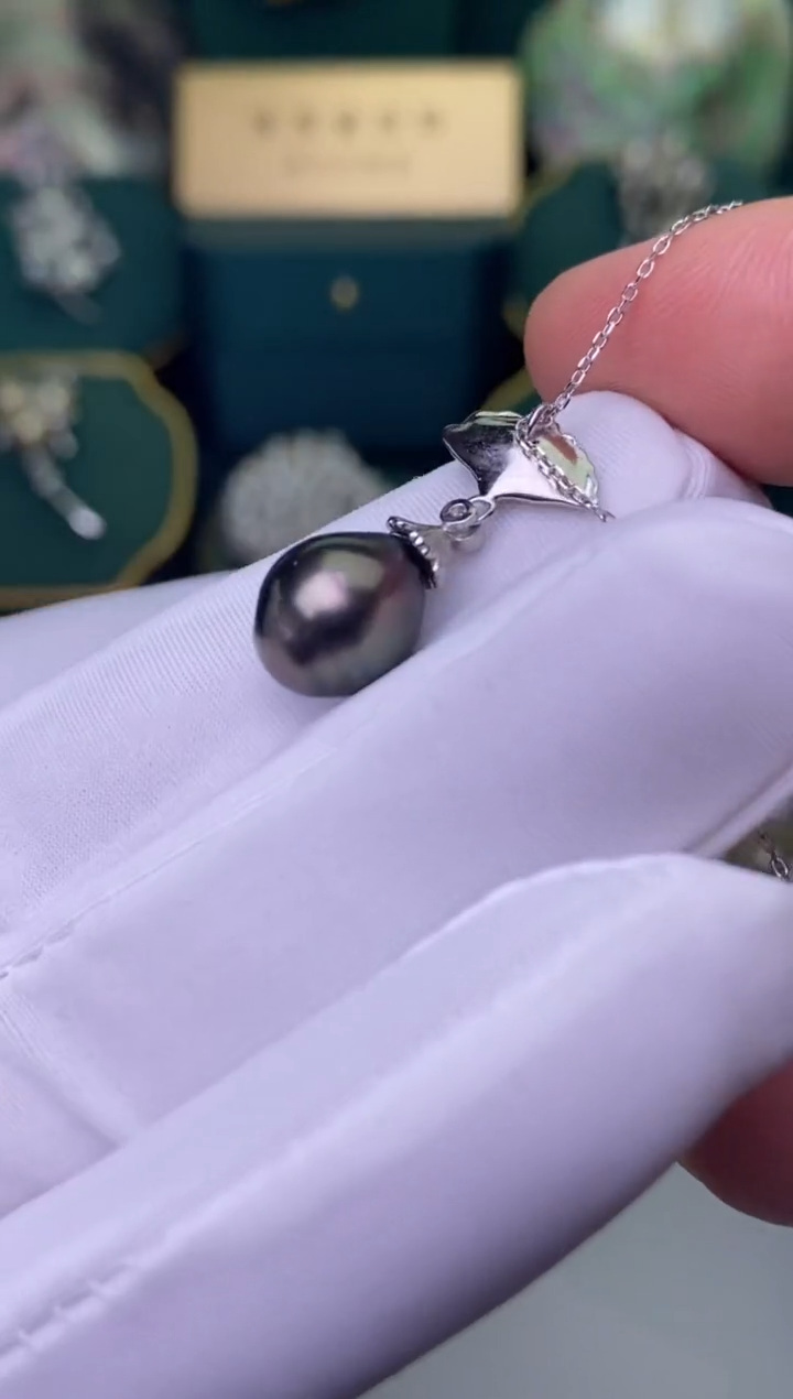 【闪购商品】海水珍珠颈饰银S925镶嵌1