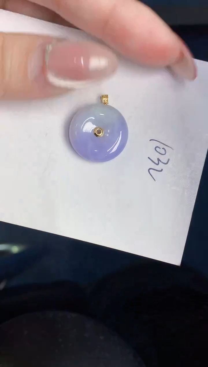 【闪购商品】翡翠颈饰18K金镶嵌000000000