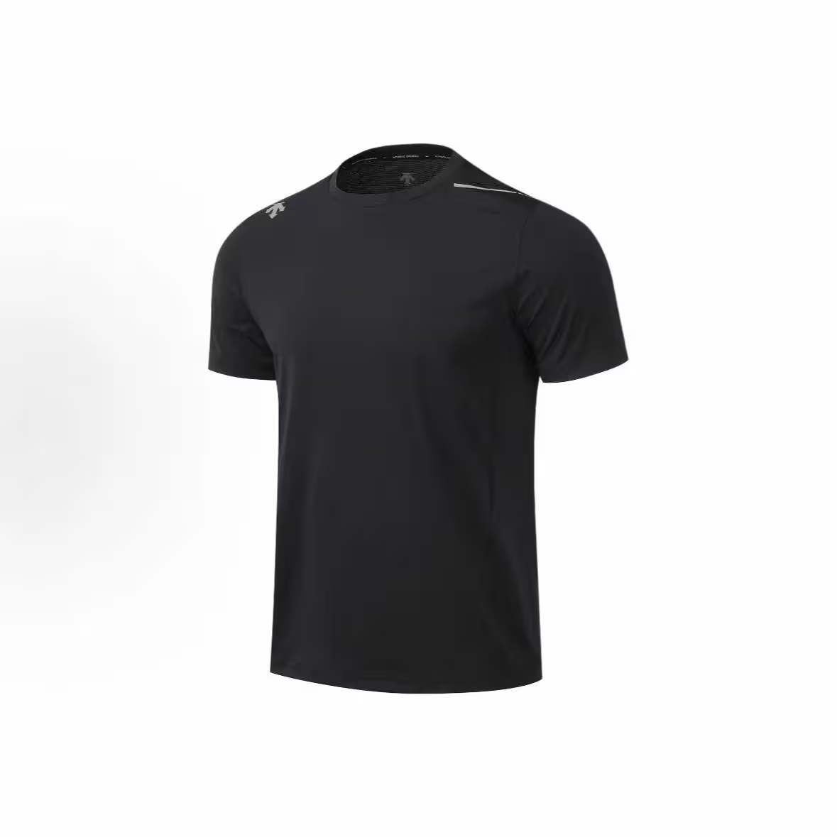DESCENTE/迪桑特 Logo修身运动速干圆领短袖T恤男款 RTS43