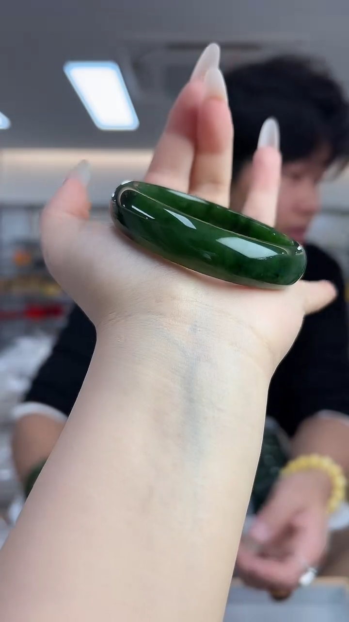 【闪购商品】和田玉红皮未镶嵌圈口55