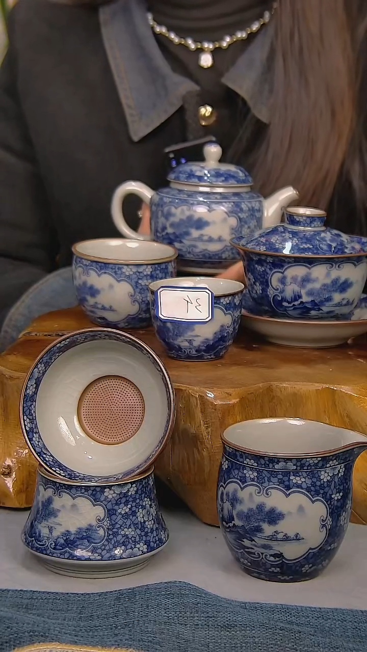 【闪购商品】简装家用款8件套 陶瓷家用茶具系列