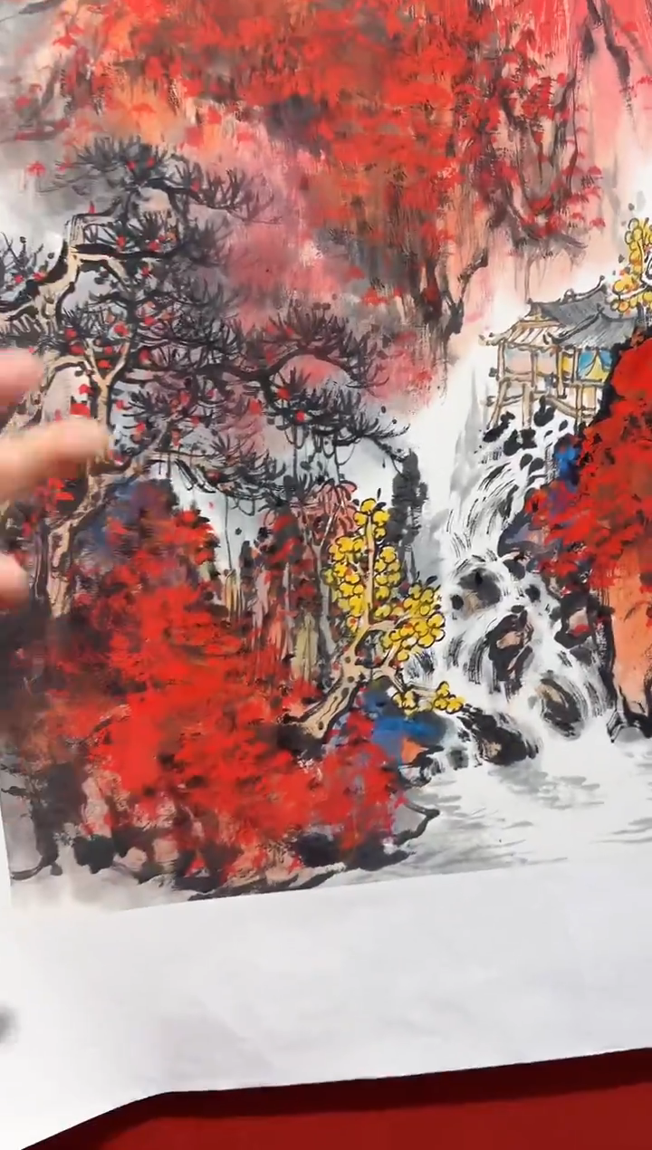 国画秦燕格国画手绘作品Y11