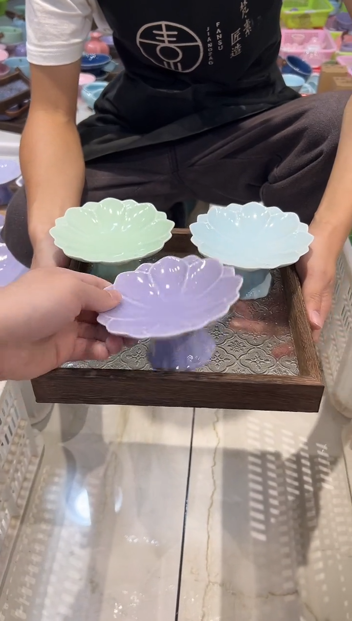 瓷片微瑕商品，介意勿拍 盘