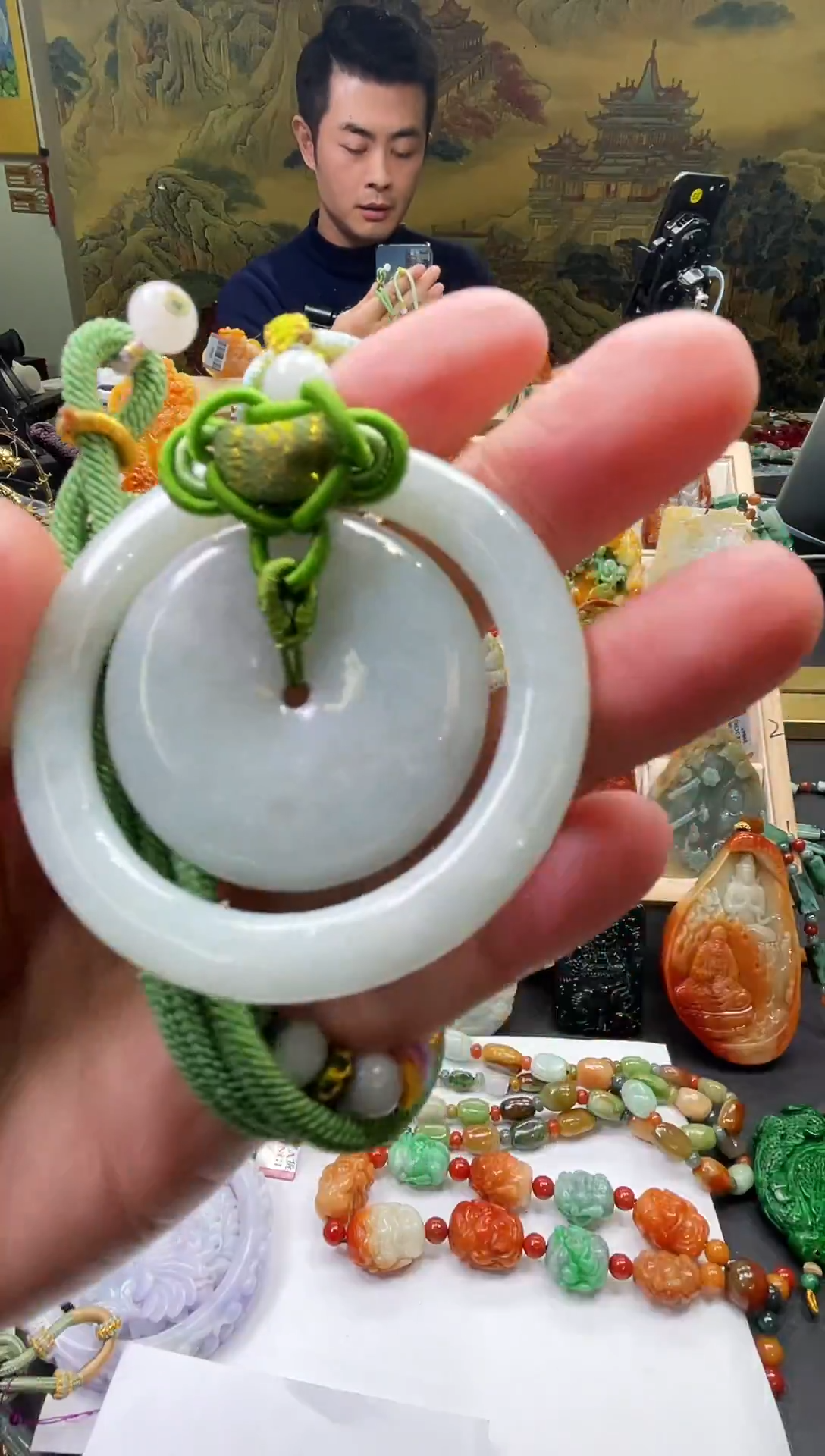 颈饰未镶嵌翡翠金澜翡翠12.29