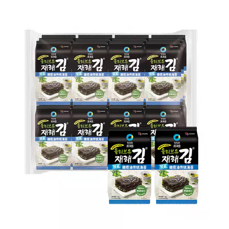  【山姆超市】轻盐橄榄油传统海苔 180g