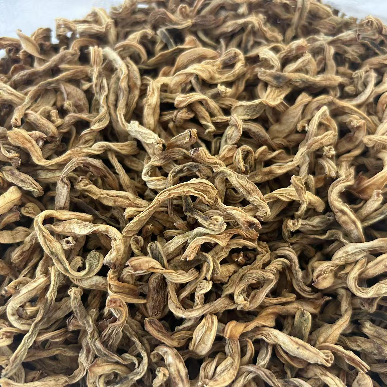 干豇豆直播间现场 称重 现场挑选