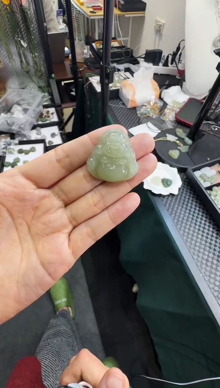 【闪购商品】和田玉颈饰未镶嵌30高冰货头佛公