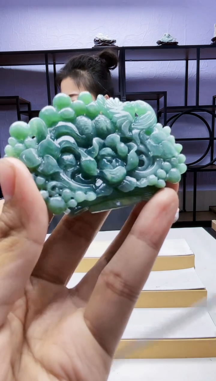 【闪购商品】定制翡翠未镶嵌毛货02150096