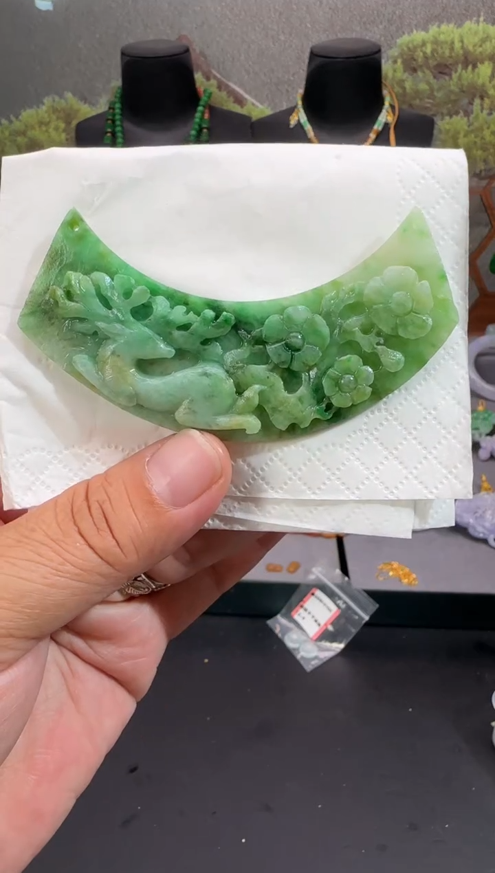 【闪购商品】定制翡翠未镶嵌牌子