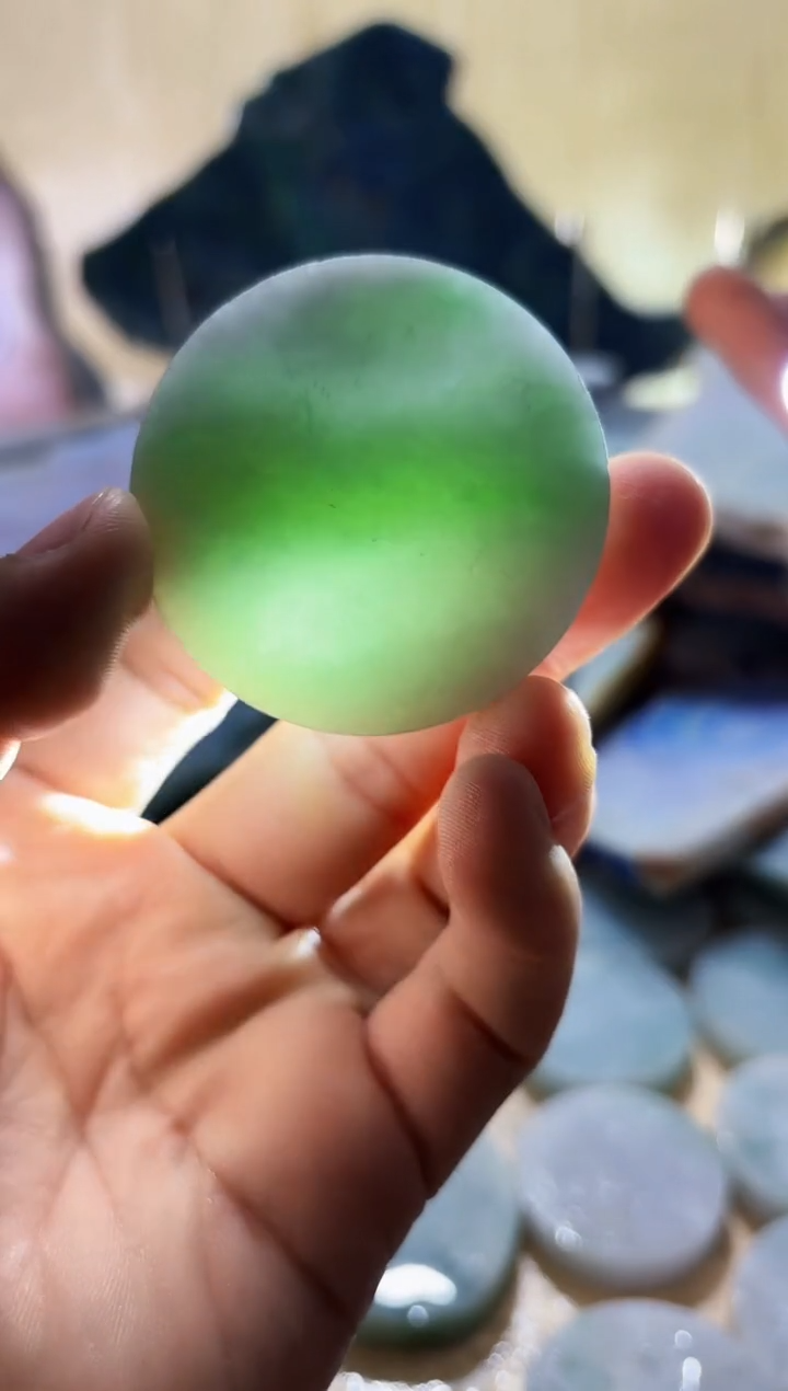 【闪购商品】翡翠颈饰未镶嵌A货闯文2633