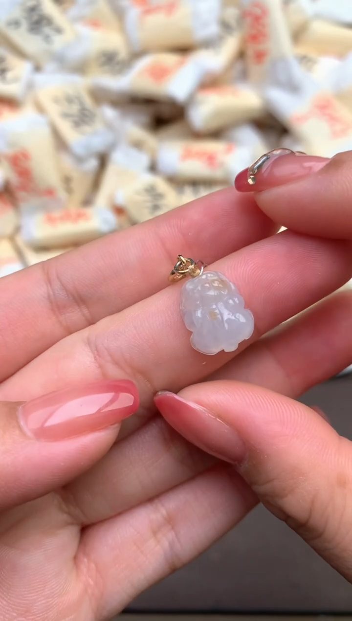 翡翠银S925镶嵌颈饰—