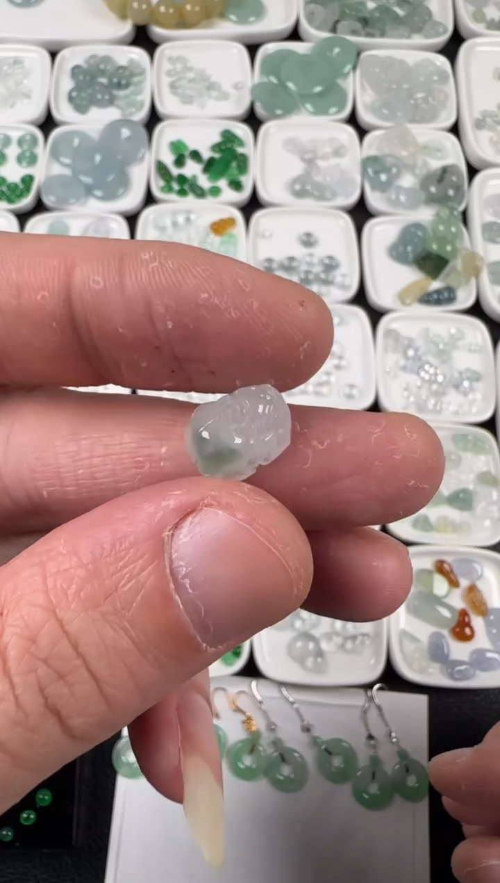 未镶嵌定制翡翠婷*天然A货翡翠+貔貅