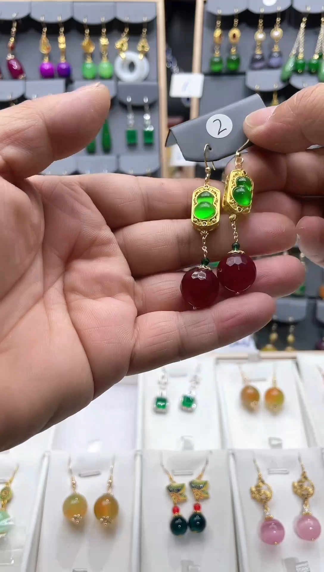 【闪购商品】南红玛瑙耳饰14K金镶嵌时尚耳饰111