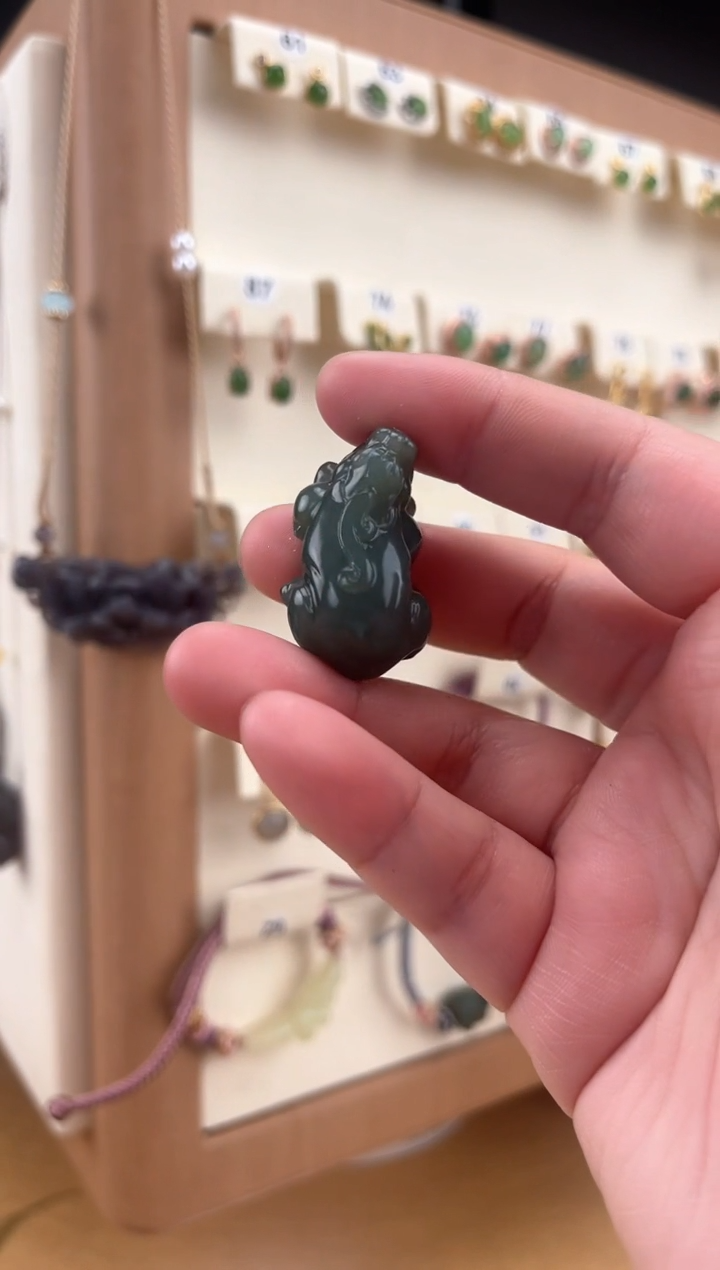 【闪购商品】和田玉颈饰未镶嵌小貔貅吊坠