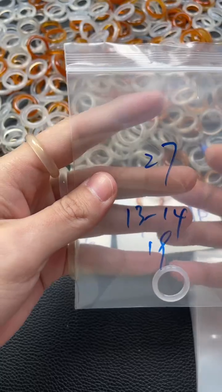 【闪购商品】玛瑙/玉髓戒指未镶嵌27