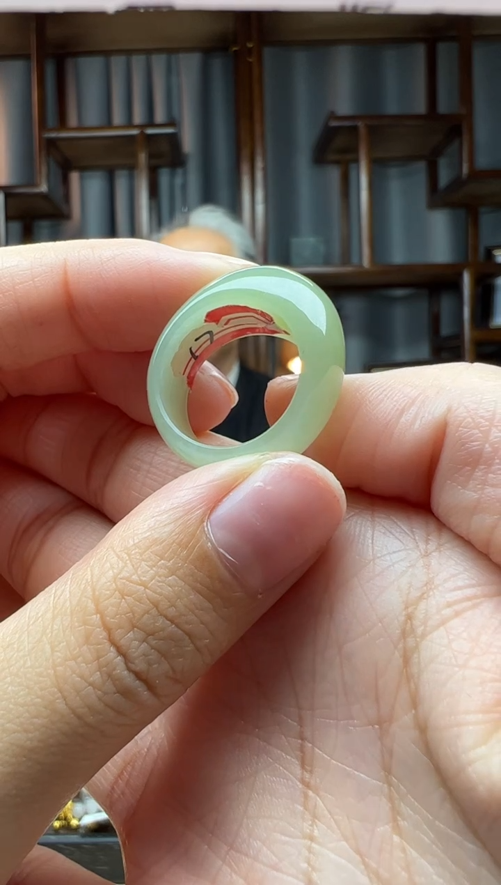 【闪购商品】和田玉颈饰未镶嵌戒圈   内径17