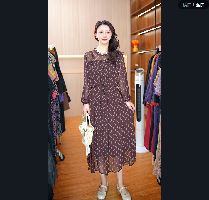 6767-18万朵玫瑰）新款女士连衣裙