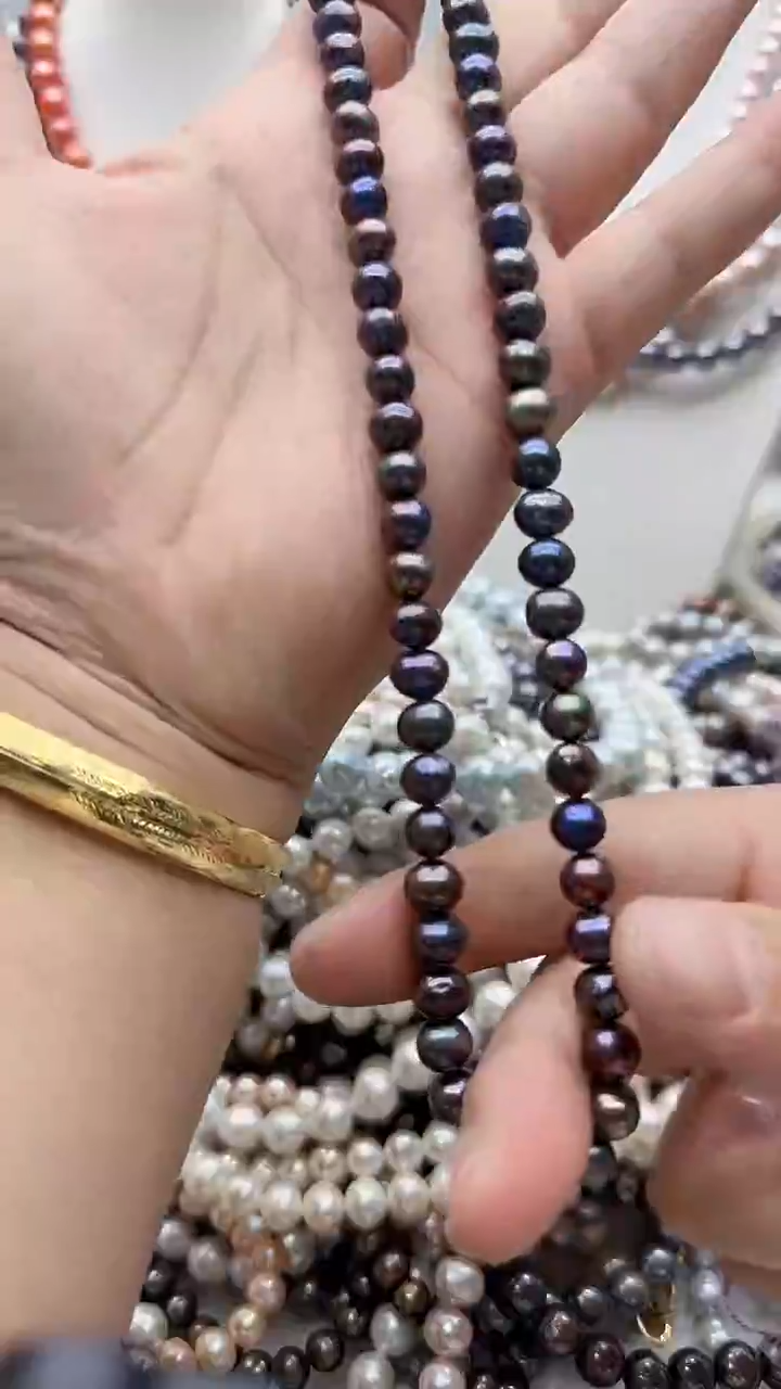 淡水珍珠未镶嵌项链1