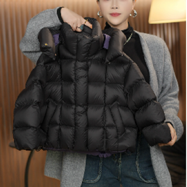 【MQ】2025冬季常规款时尚韩系儿童白鸭绒羽绒服亲子装羽绒服外套