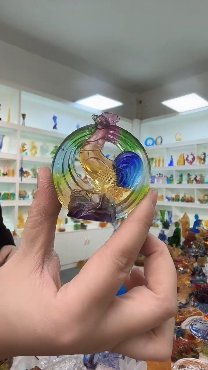 手工艺品琉璃大吉大利
