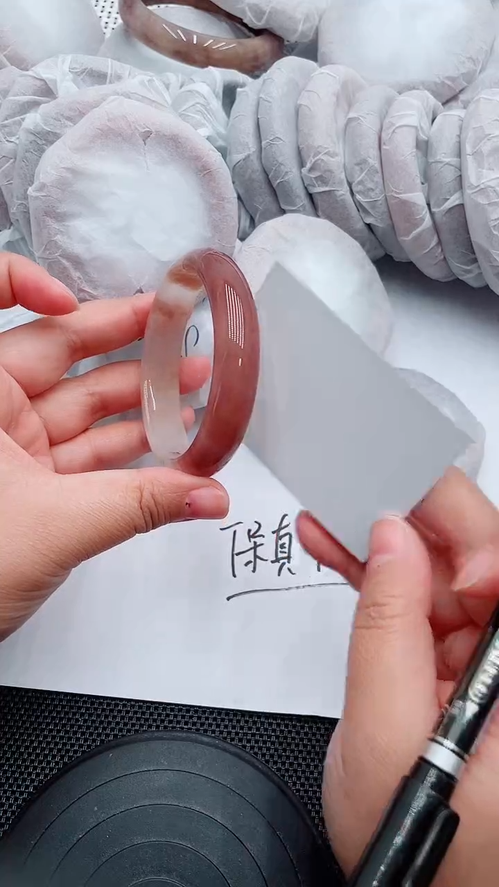 未镶嵌手镯石英质玉205-59-60