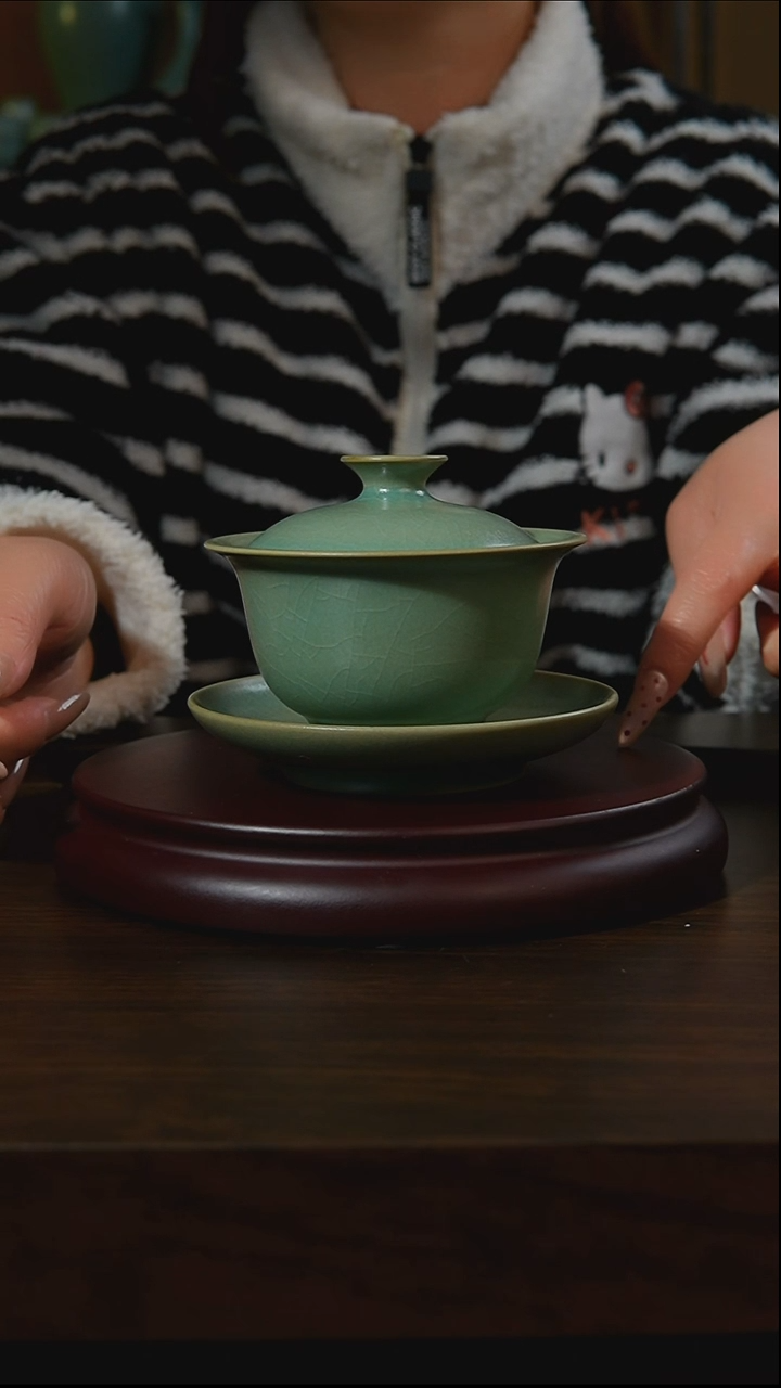 杯子瓷汝州原产地原矿仿古老釉q