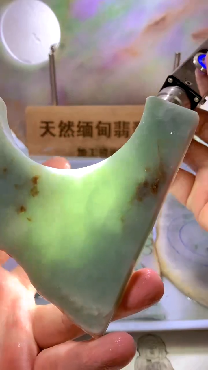 翡翠裸石天然缅甸翡翠A货46