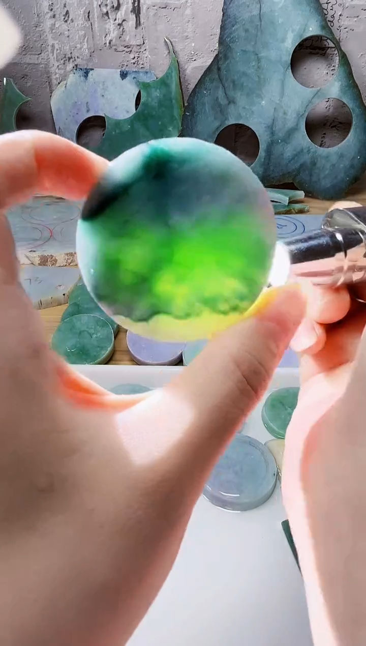 裸石翡翠天然翡翠A货756