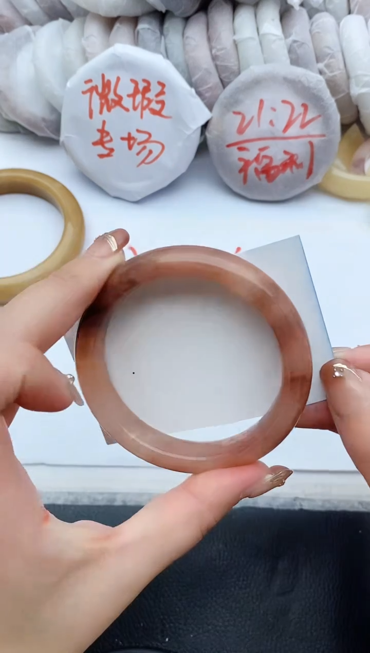 【闪购商品】石英质玉手镯未镶嵌B135+57/58