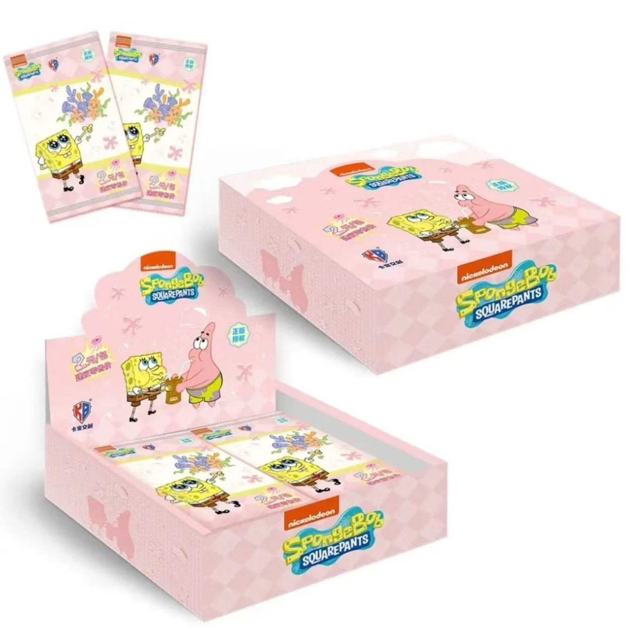 【列车】卡宝文创海绵宝宝手指头拍立得卡第二弹-V2收藏卡牌