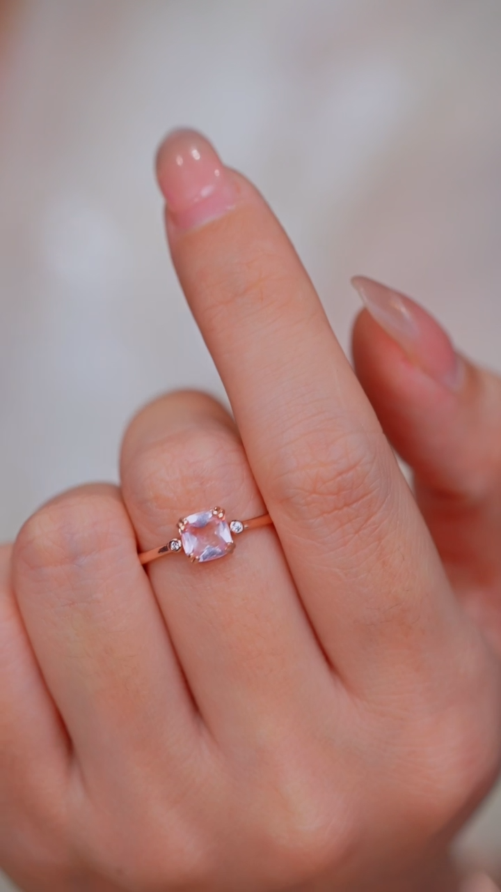 【玉峰珠宝丨安娜严选】摩根石戒指S925银【W0308】多样性发一