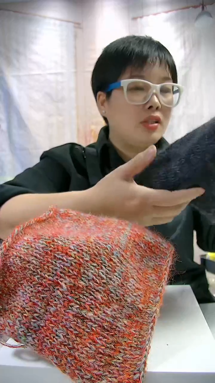 【G603落日】新品蝶梦系列山羊马海毛1桶（0.5斤）(适用5.5mm针)