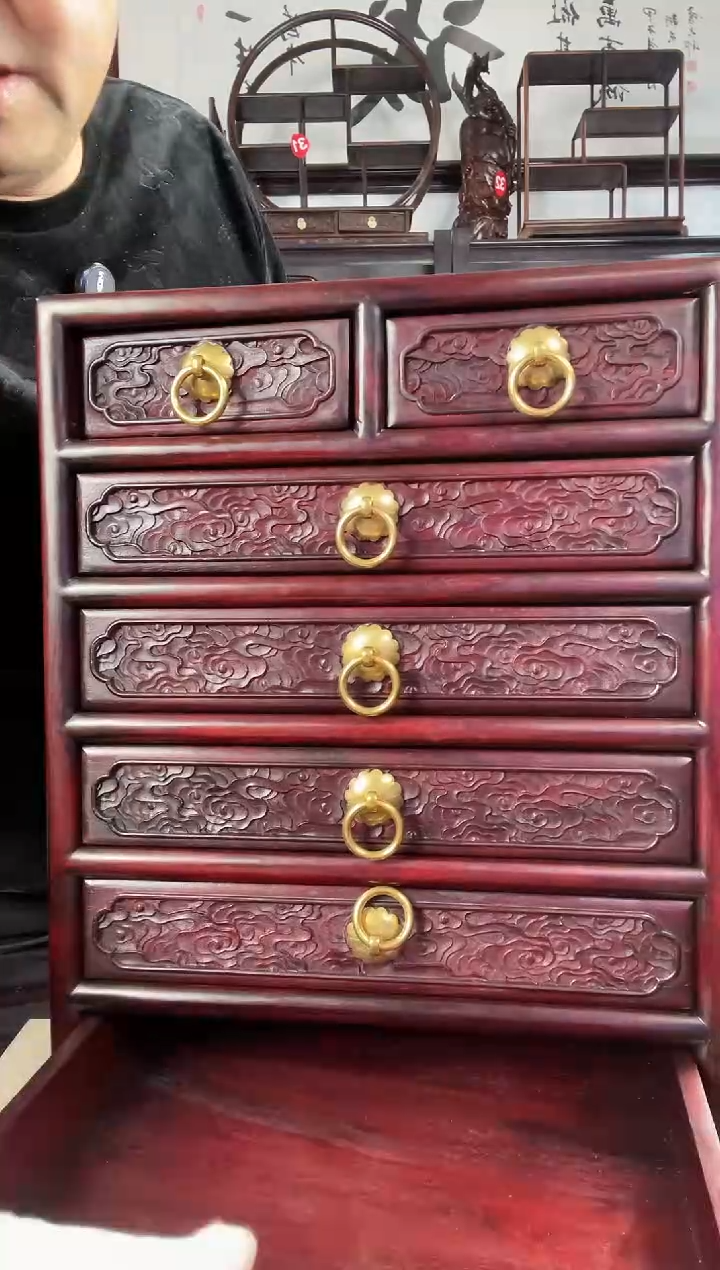 木老李红木工艺品766瑕疵