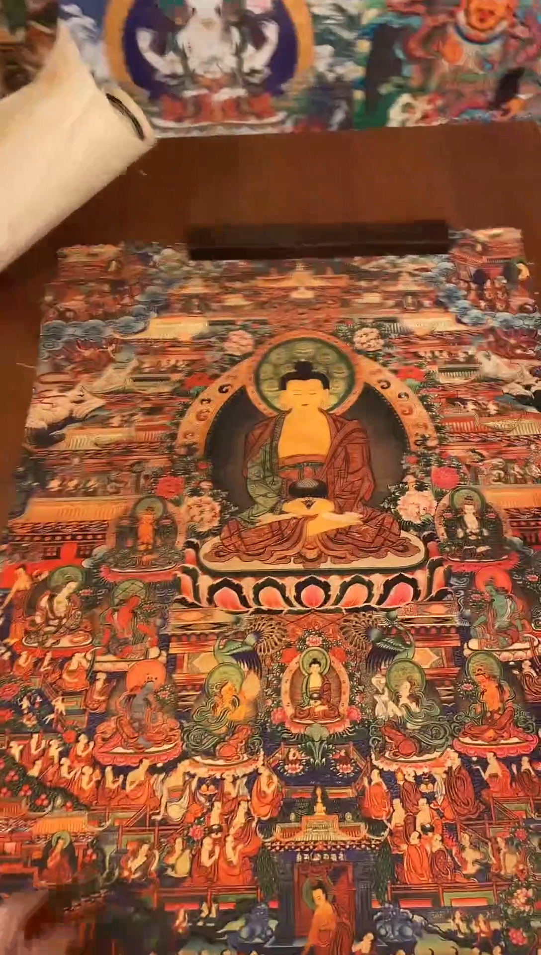 装裱画精美唐卡tk16091