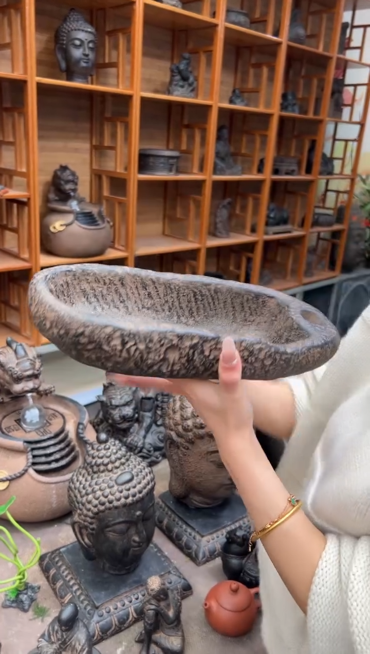 陶土【火山泥】牛槽盆