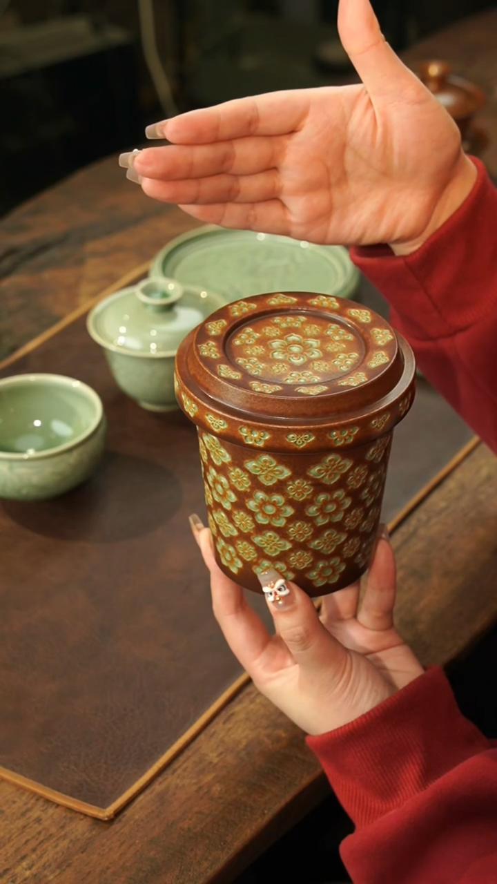 【闪购商品】瓷片李斌 宝相系列 奶茶杯