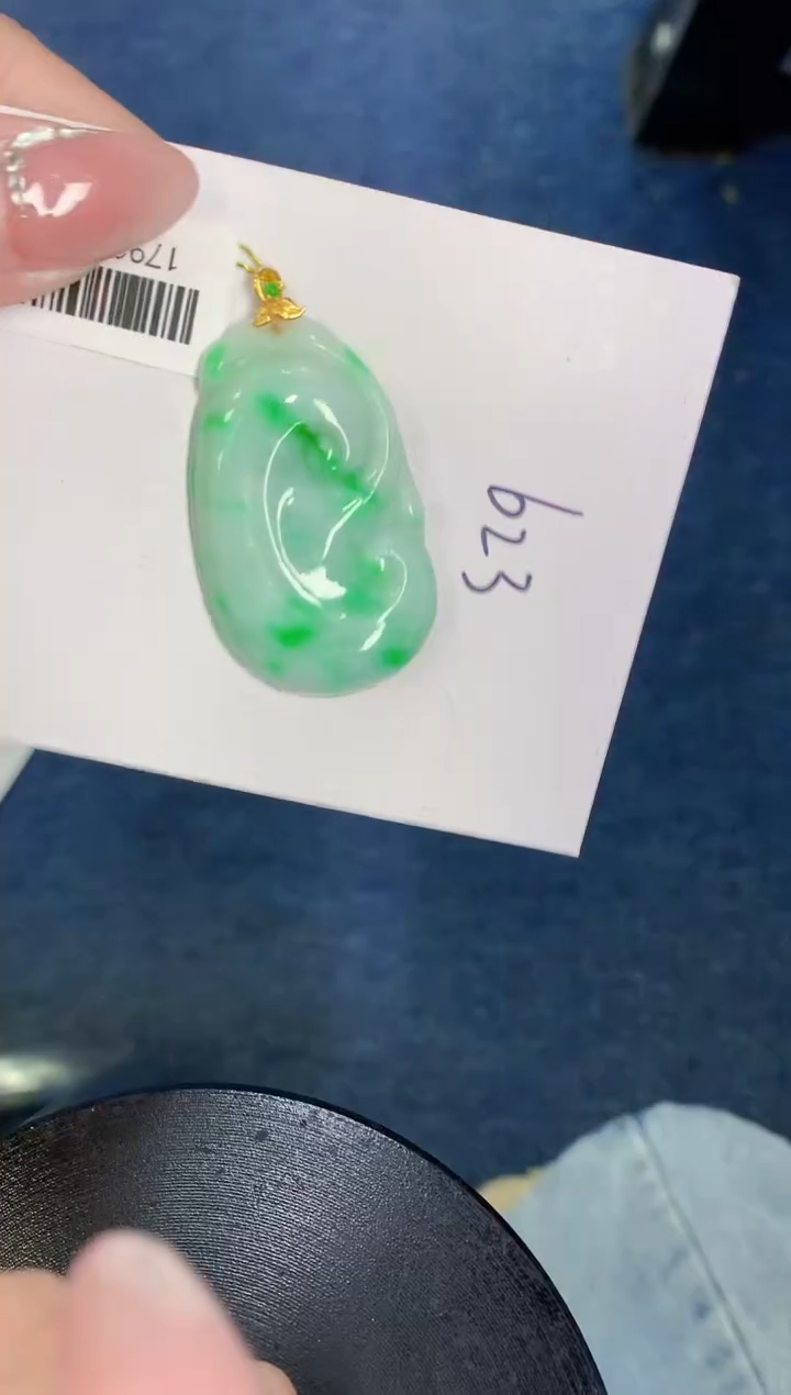 【闪购商品】翡翠颈饰18K金镶嵌000000000